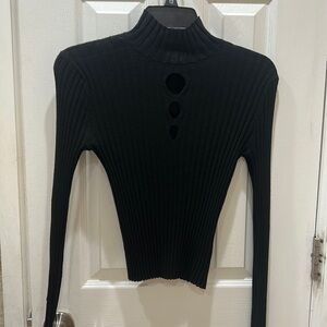 Sugar Moon Black Long Sleeve Shirt